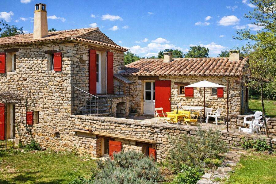 Terrasse, Le Bastidon — location en Luberon